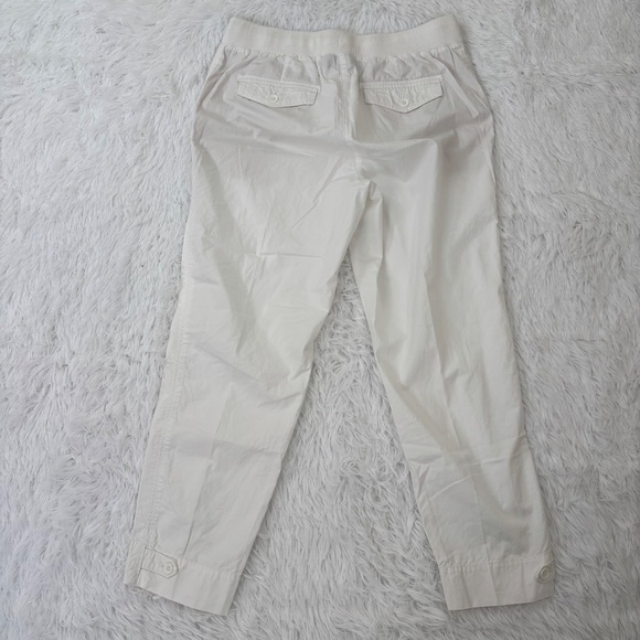 Talbots White Cargo Style Ankle Pants Size‎ 8 - Picture 7 of 8